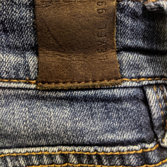 Level 99 Morgan Slouchy Straight Medium Blue Button Fly Denim - Picture 7 of 11